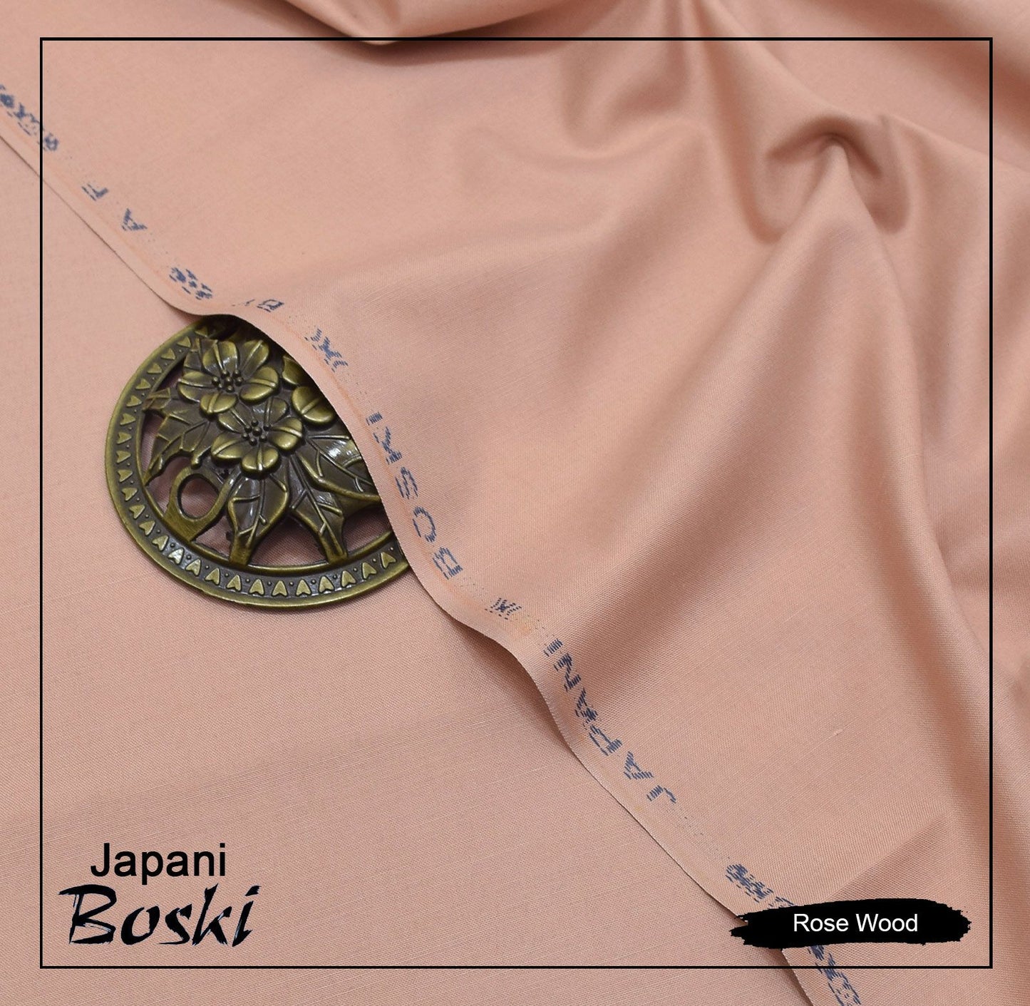 Rose Wood Unstitched Suit - Best for all seasons