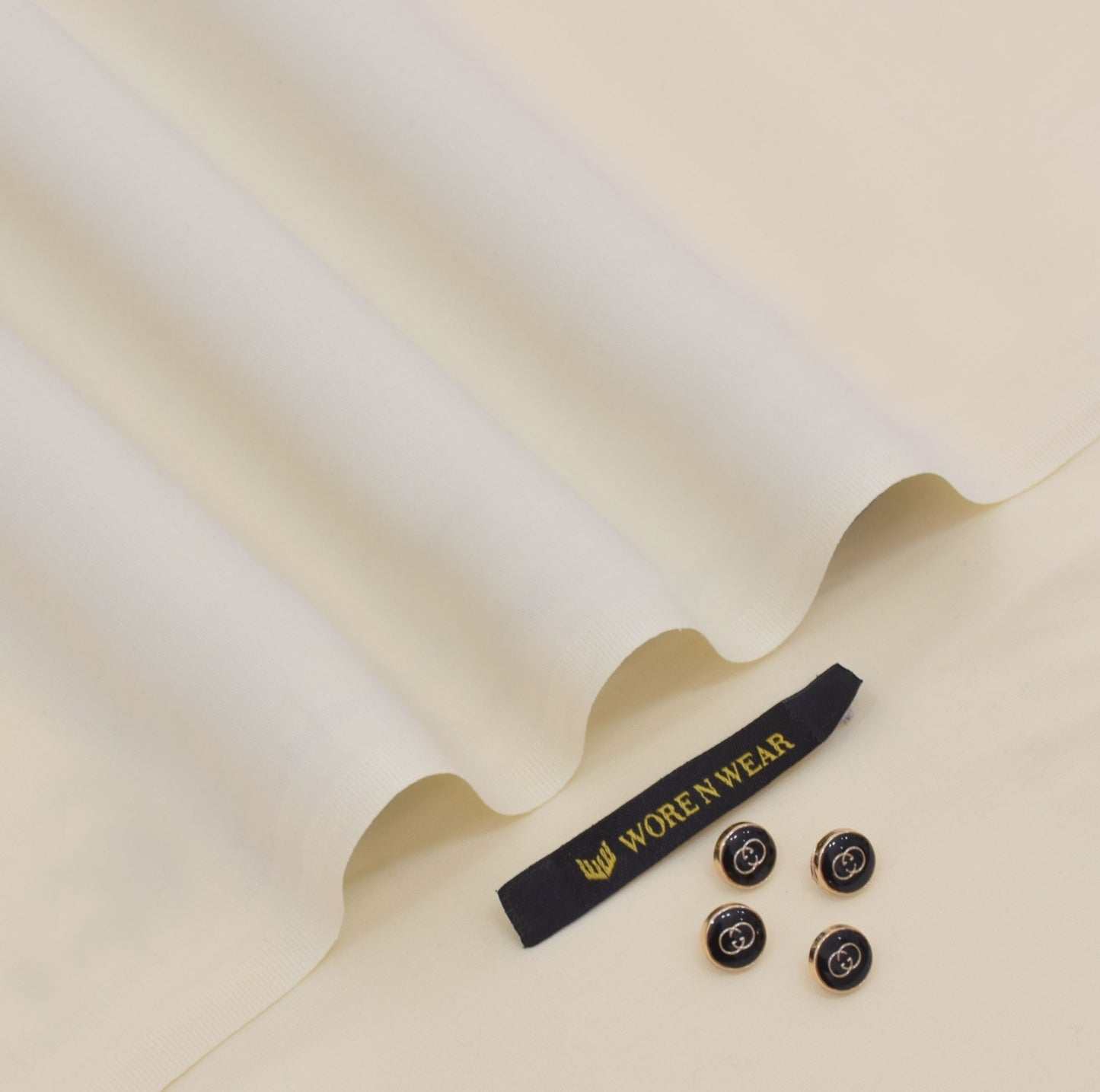 Signature Cream | Unstitched | Elite Collection | Washnwear