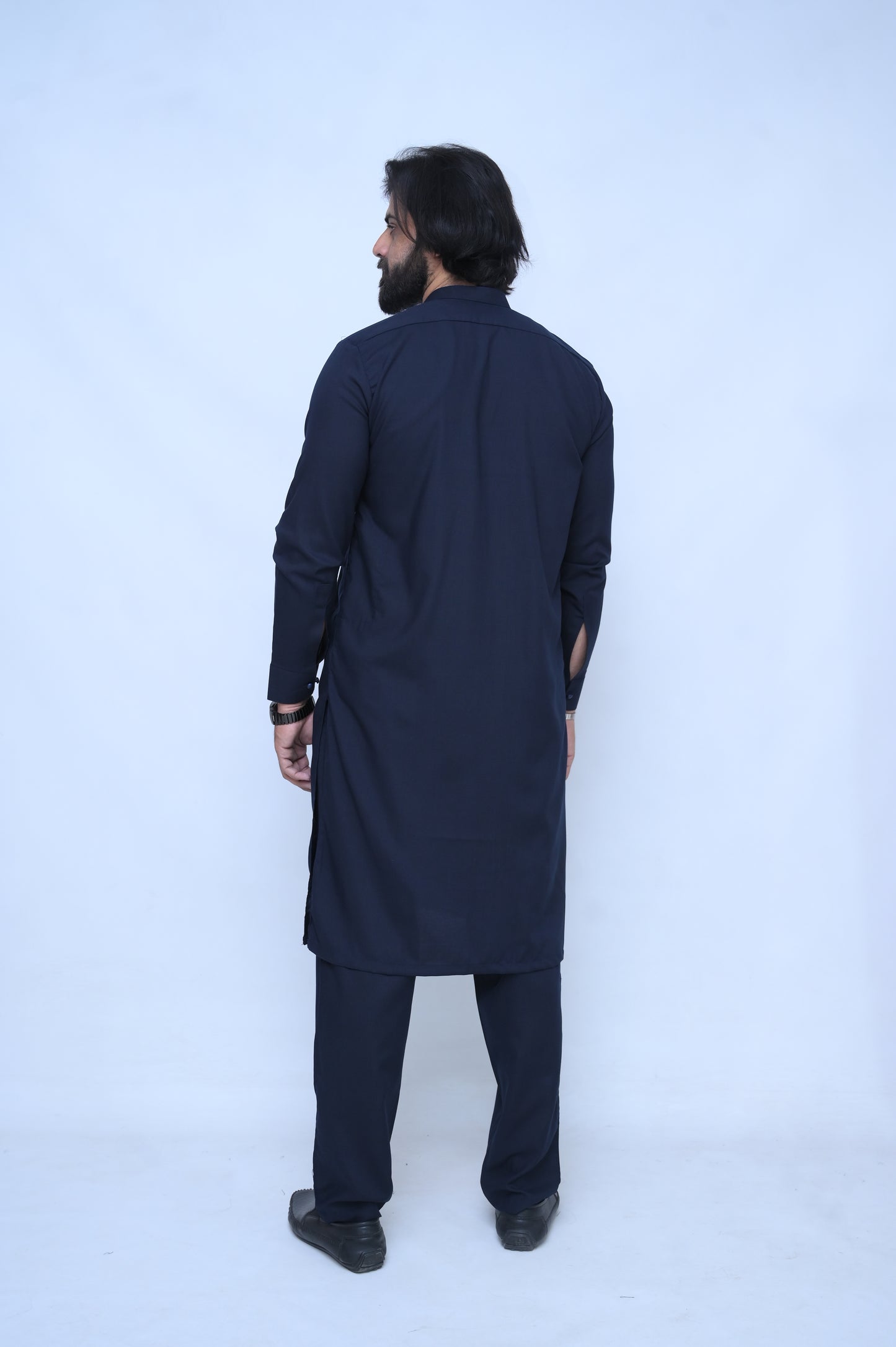 Captains Favourite - Navy Blue Suit with Trousers & Matte Blue Buttons