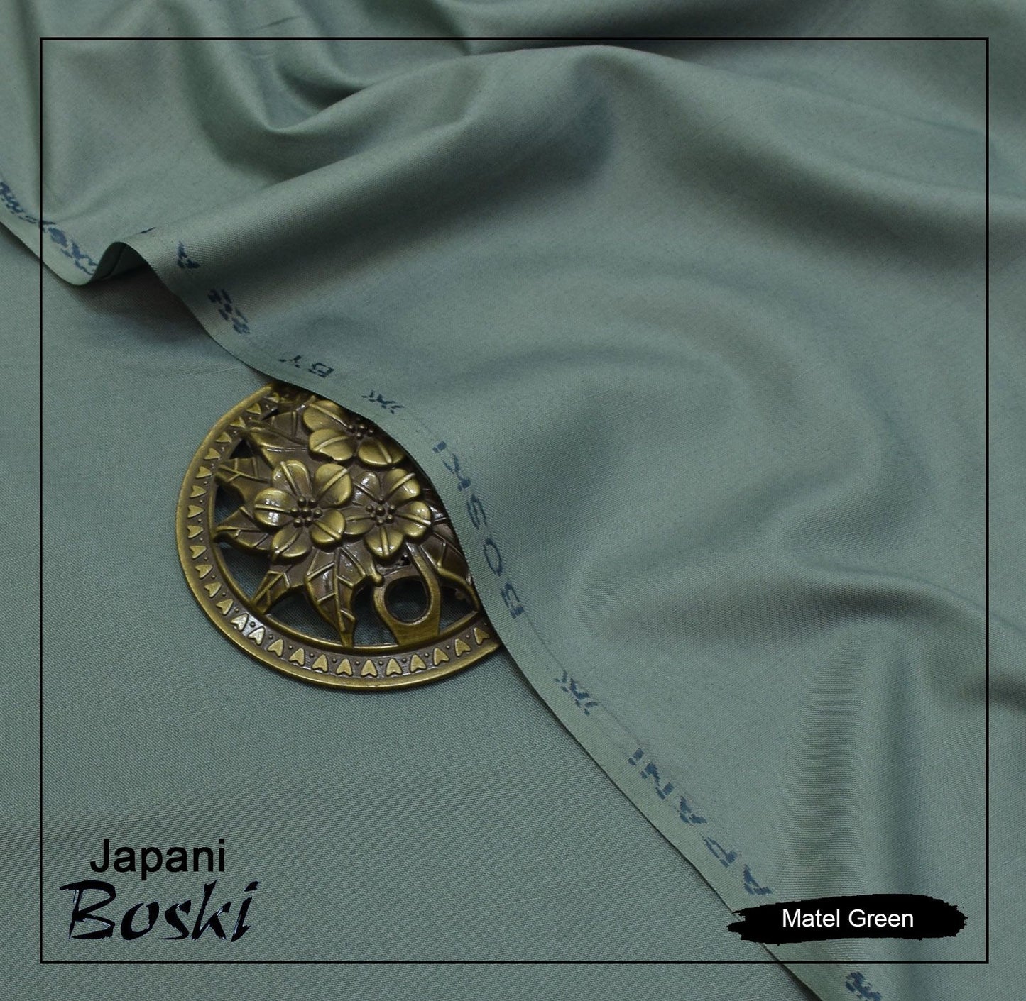 Metal Green Unstitched suit - Best for all seasons