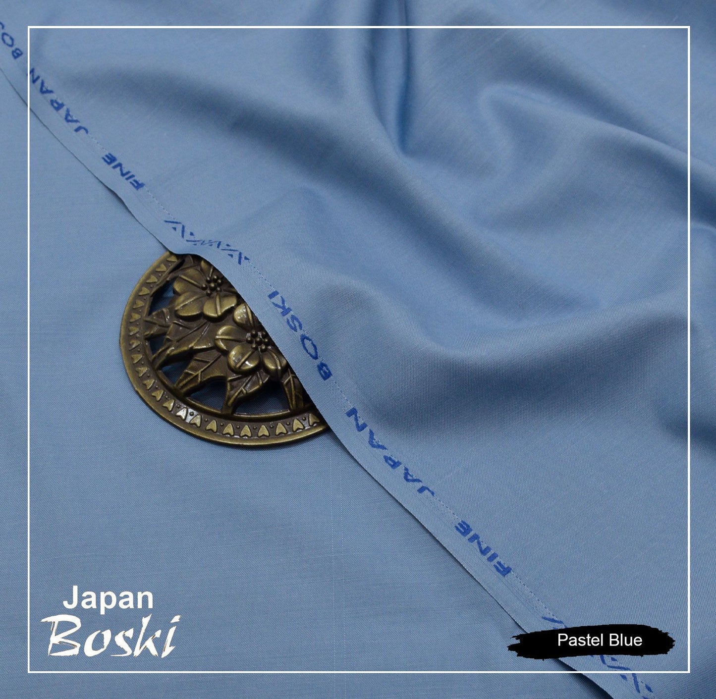 Pastel Blue Unstitched Suit - Best for all seasons