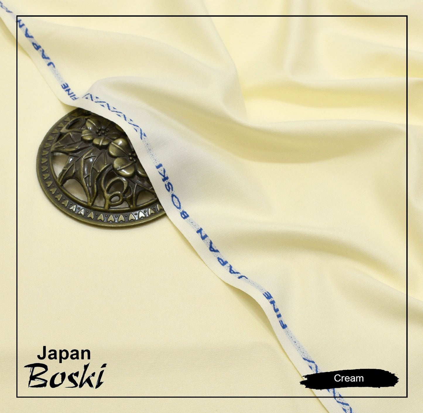 Cream Colour Unstitched Suit - Best for all seasons