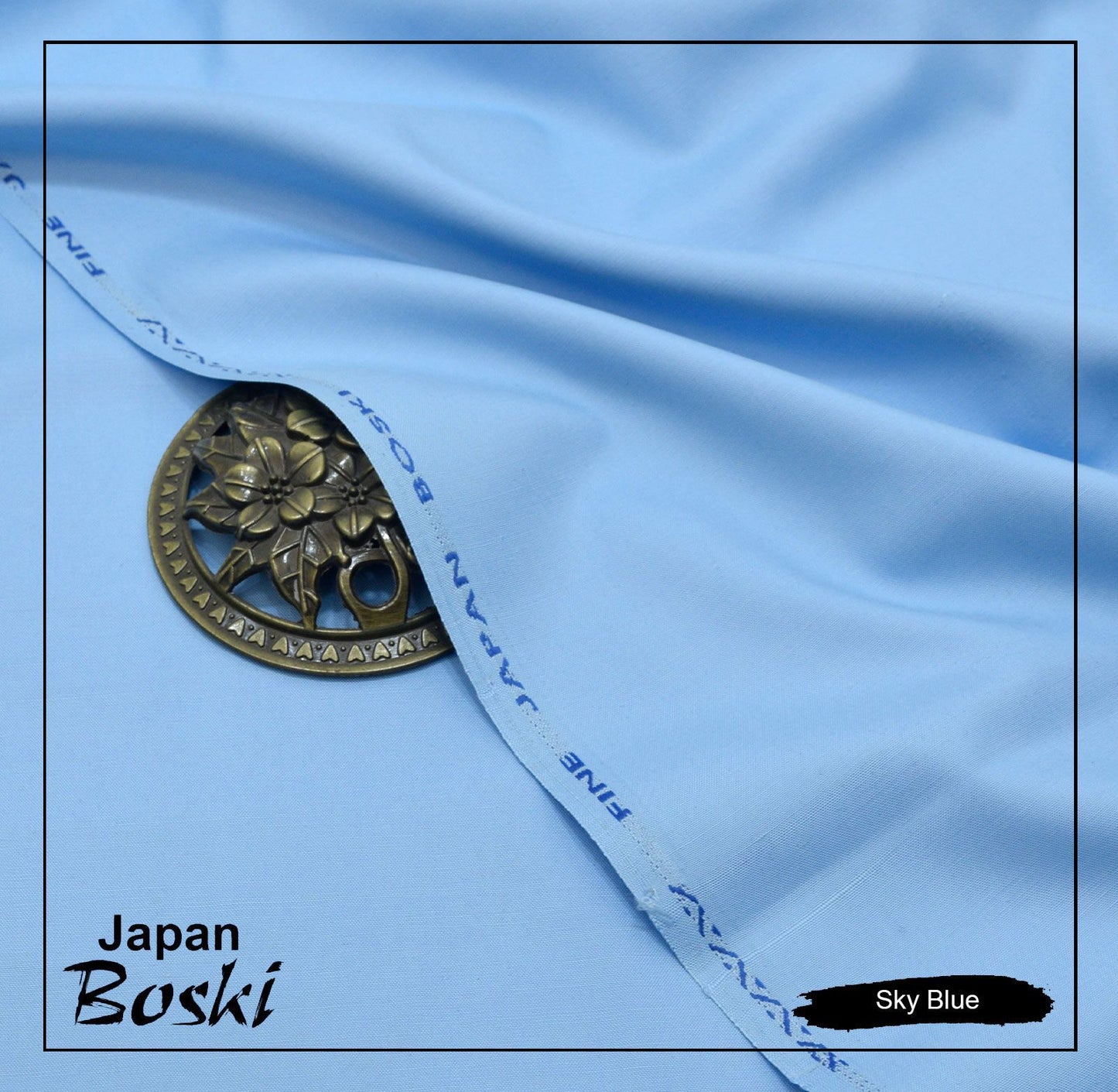 Sky Blue Unstitched Suit - Best for all seasons