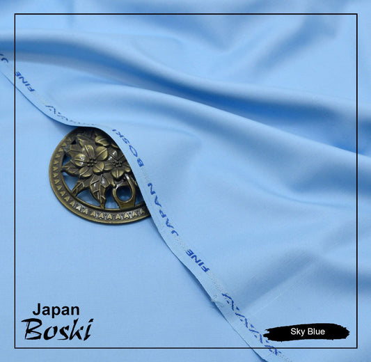 Sky Blue Unstitched Suit - Best for all seasons