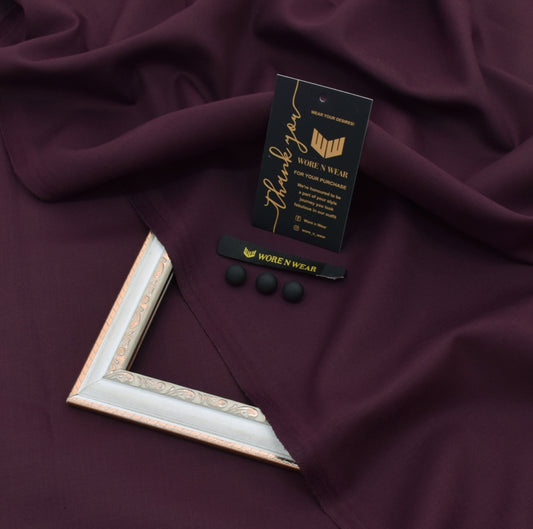 Shahi Mahroon | Unstitched | Elite Collection | Washnwear