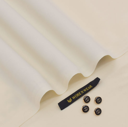 Signature Cream | Unstitched | Elite Collection | Washnwear