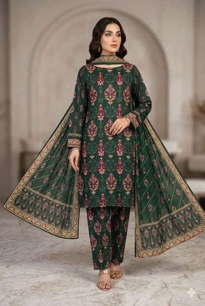 Bin Saeed Lawn 3-Piece Unstitched